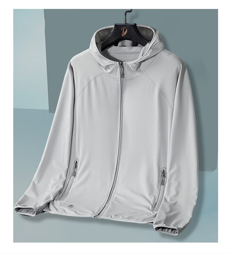MULINSEN Unisex Lightweight Quick-Dry Ice Silk Sun Protection Jacket Breathable Stretch Skin Jacket White Women's 2XL 18