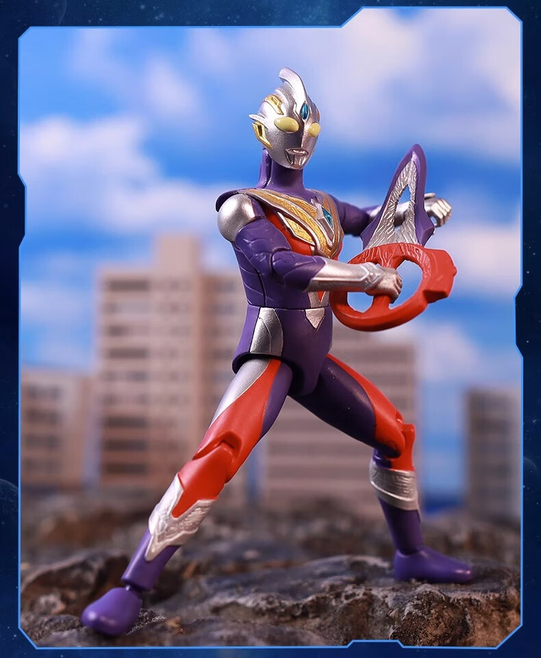 LDCX Dainade Kaijizetao Ultraman Action Figure Set Toy for Boys Children's Birthday Christmas Gift Box 16