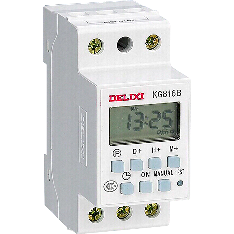 DELIXI ELECTRIC Time Control Switch Timer Timing Switch Rail-Type Controller KG816B AC220V