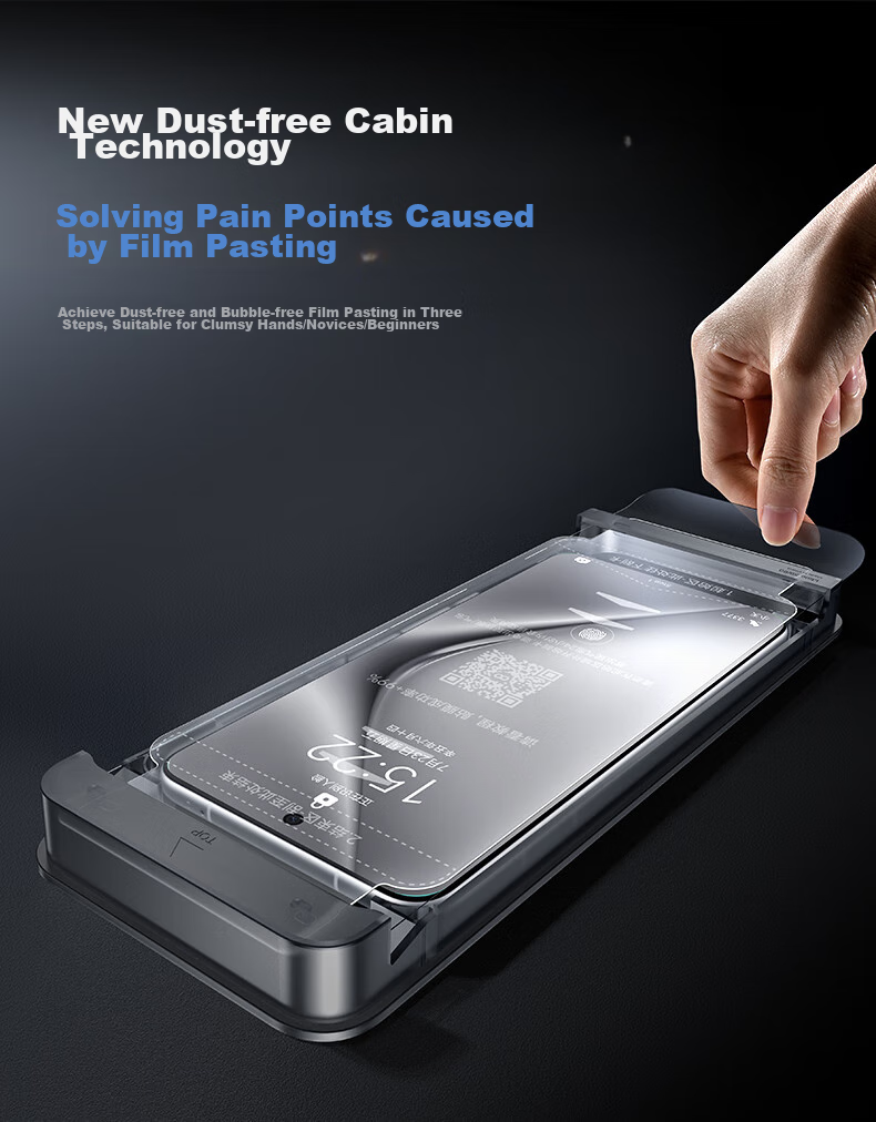 DIVI [One-Step Application] Privacy Screen Protector for Huawei Pura70, Full Adhesive P70 Full Coverage Microcrystalline Hydrogel High-Definition Anti-Fingerprint Non-Tempered Dust-Free Quick Installation Shockproof Soft Film 8