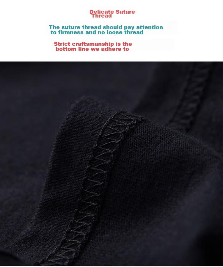 Nanjiren Men's Summer Heavyweight Pure Cotton Short Sleeve T-Shirt Basic Casual Solid Color Half Sleeve Top 8