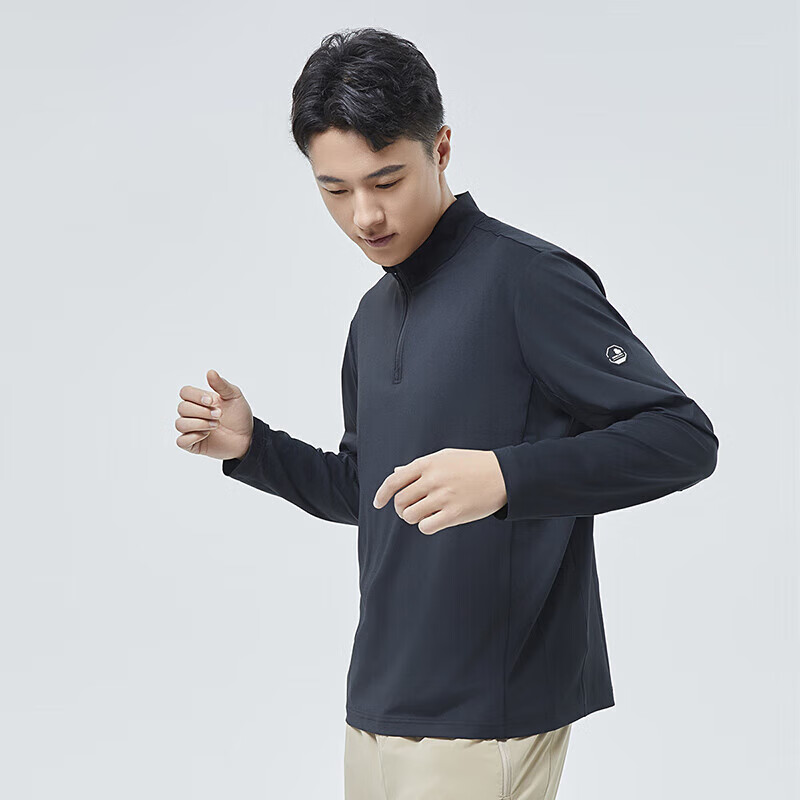 SCALER Outdoor Long-Sleeve T-Shirt for Men, Spring And Summer New Arrival, Ice Rainbow Silk, Moisture-Wicking, Quick-Drying, Simple Running Sports Top for Women