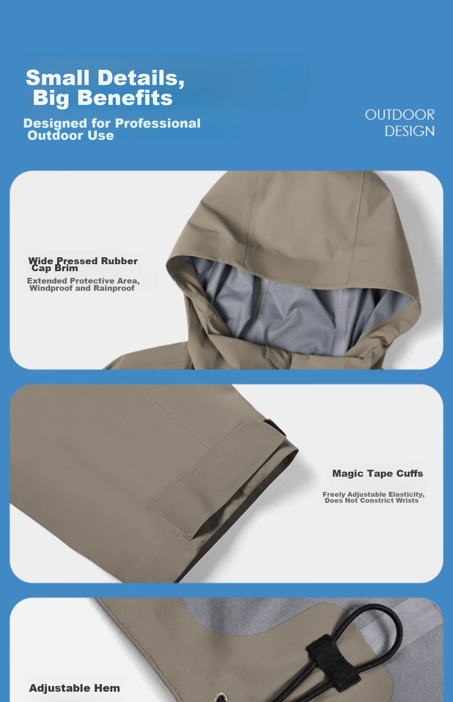 CAMEL Sun Protection Single-Layer Hardshell Mountaineering Jacket EO186 Forest Green, Men's And Women's XXXL 28