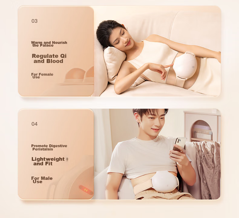 Keaiyuansu Small Suspended Pot, Stone Abdominal Massager, Automatic Stomach And Intestine Massager, Automatic Belly Kneading Device, Peristaltic Weight Loss Aid, Bowel Movement Promoter 7