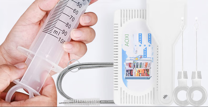 Dipuer Refrigerator Drain Cleaner, Household Water Pipe Cleaning Tool, Cleaning Device, Drainage And Washing Hole Opener, Cleaning And Unclogging Tool 3