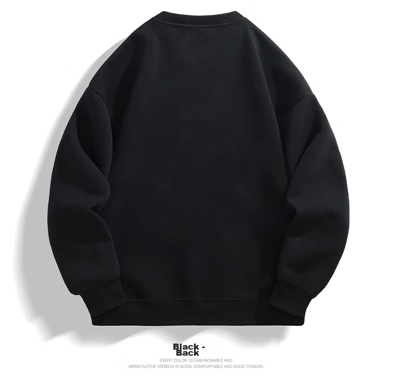 NASA GISS Sweatshirt, Men's Spring And Autumn Casual Long-Sleeve T-Shirt, Youth Base Layer Top, Black, XL 20