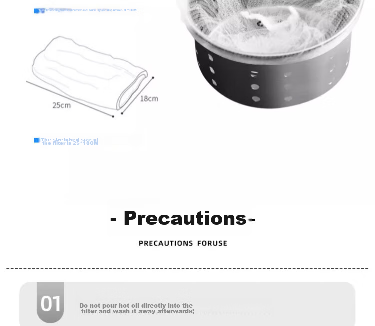 CHUSHE Sink Strainer, 300 Disposable Household Kitchen Sink Filter, Vegetable Washing Basin Anti-Clogging Mesh, Food Residue Draining Net 24