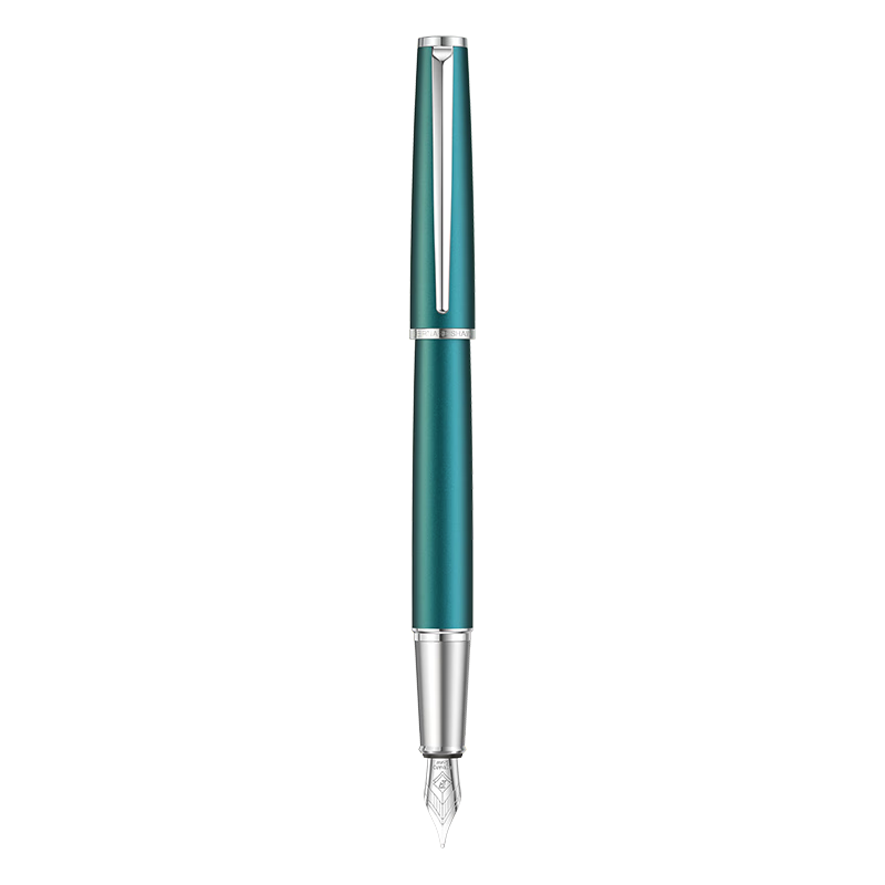 Bernard Shaw Mid-Autumn Festival And National Day Gift Fountain Pen High-End Luxury "Xingyao" Matte Green Single Pen Gift Box Premium Business Office Signature Pe