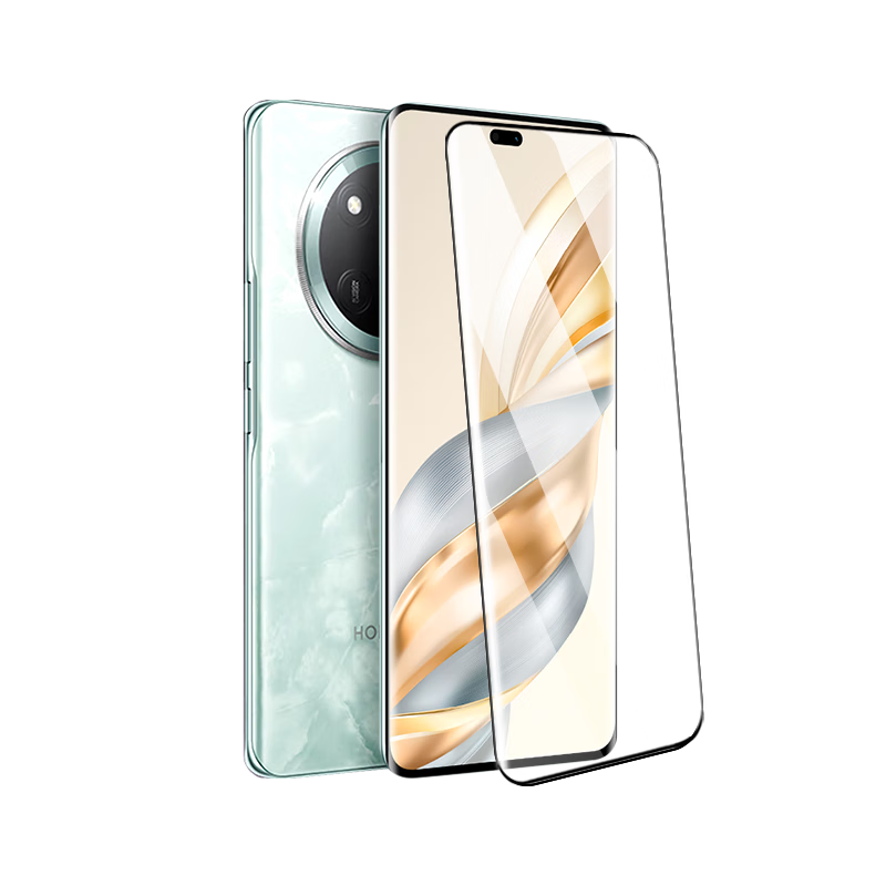 Защитное стекло для экрана Smorss для Honor X60 Pro, полное покрытие, изогнутое, высокой четкости, антицарапающее, антиотпечатки пальцев, цельностеклянная пленка