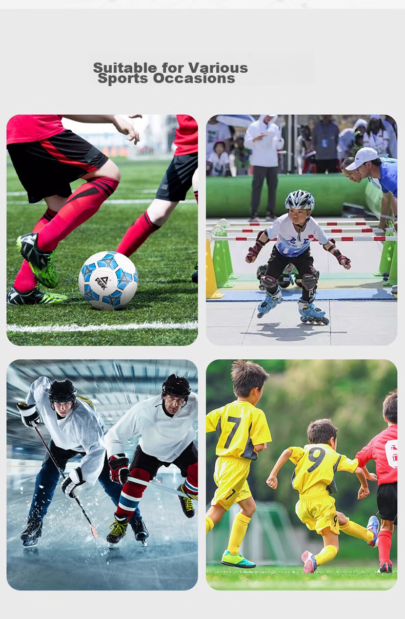 Chidong Soccer Shin Guard Socks, Adult And Children's Double-Layer Breathable Mesh Elastic Calf Sleeves with Insert Plate for Fixation, Size S 4