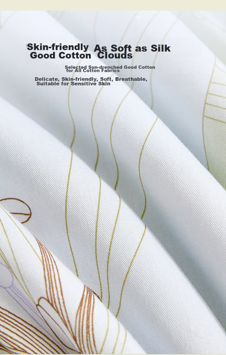 LUOLAI Home Textiles Machine Washable Summer Quilt, 100% Cotton Antibacterial And Anti-Mite Air Conditioning Comforter, Net Weight 3.9 Ji 6