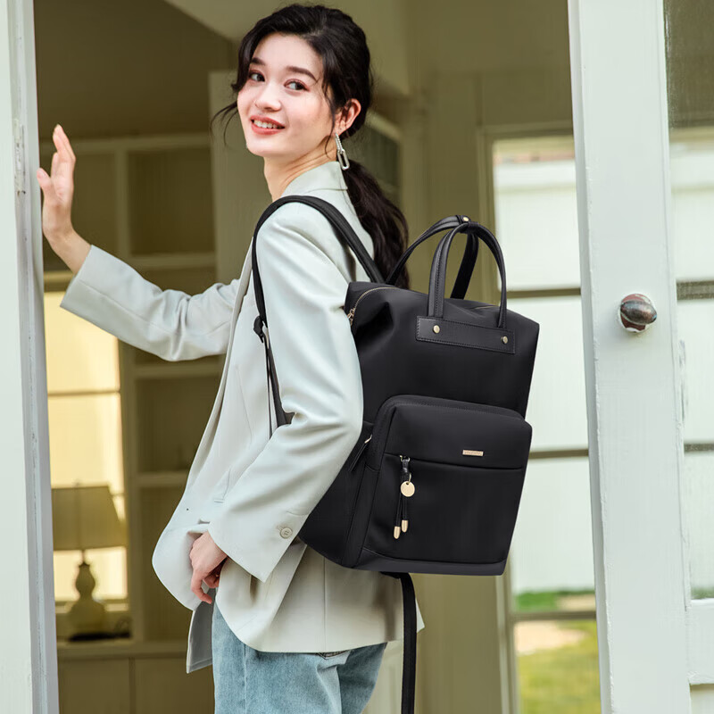 GOLF Backpack for Women, Business 15.6-Inch Laptop Handbag, Travel Backpack for Business Trips, College Student Schoolbag