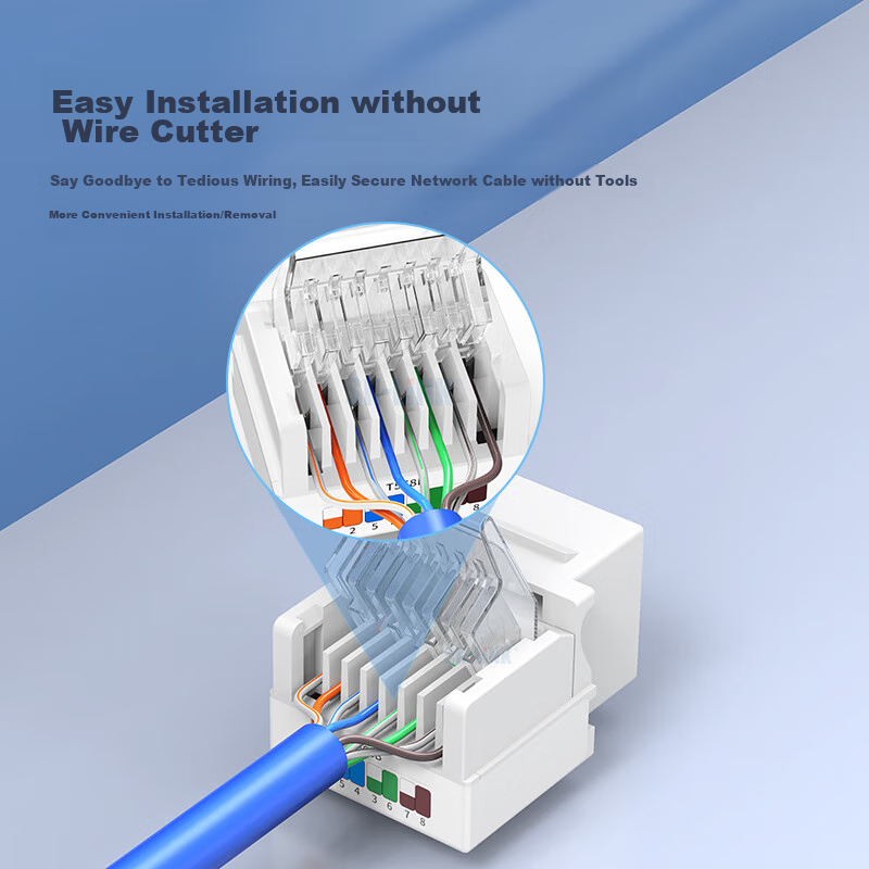 Модуль сети SK-LINK Cat5e, неэкранированный патч-кабельный информационный модуль, разъем сетевой розетки RJ45 Crystal Head