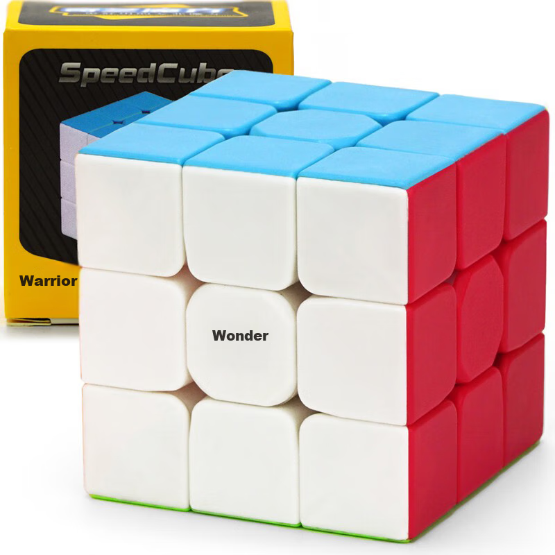 Кубик Рубика Qiyi Yongshi S Cube, 3x3, развивающая игрушка-головоломка для детей и взрослых, цветной
