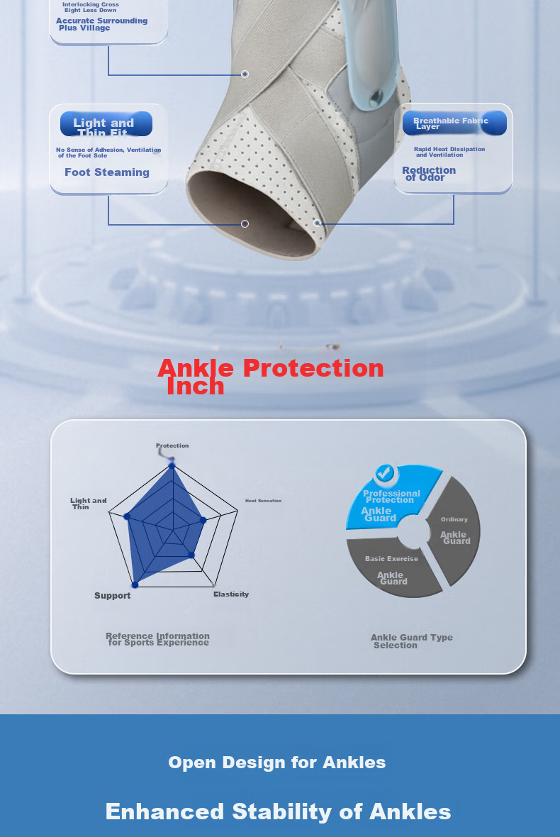 CRALVKOIN Medical Ankle Brace for Sprain Fixation, Ligament Injury Support, And Sports Ankle Sprain Hard Support 10