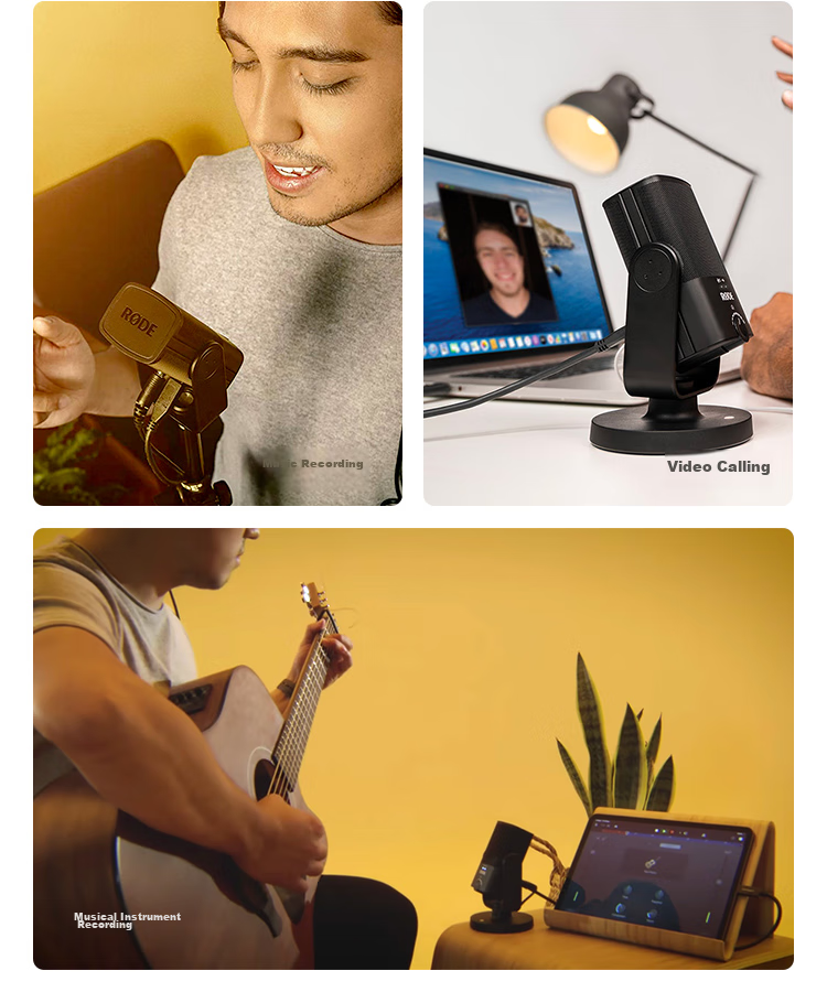 RODE NTUSB MINI Condenser Microphone for Novels, Voice Acting, Studio Recording And Live Streaming Professional Microphone 6