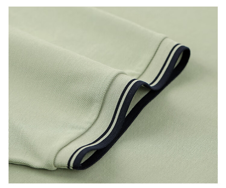 Goldlion Men's POLO Shirt, Summer Simple Casual Skin-Friendly Long-Staple Cotton T-Shirt TSF0349-LA118, Sky Blue, M 9