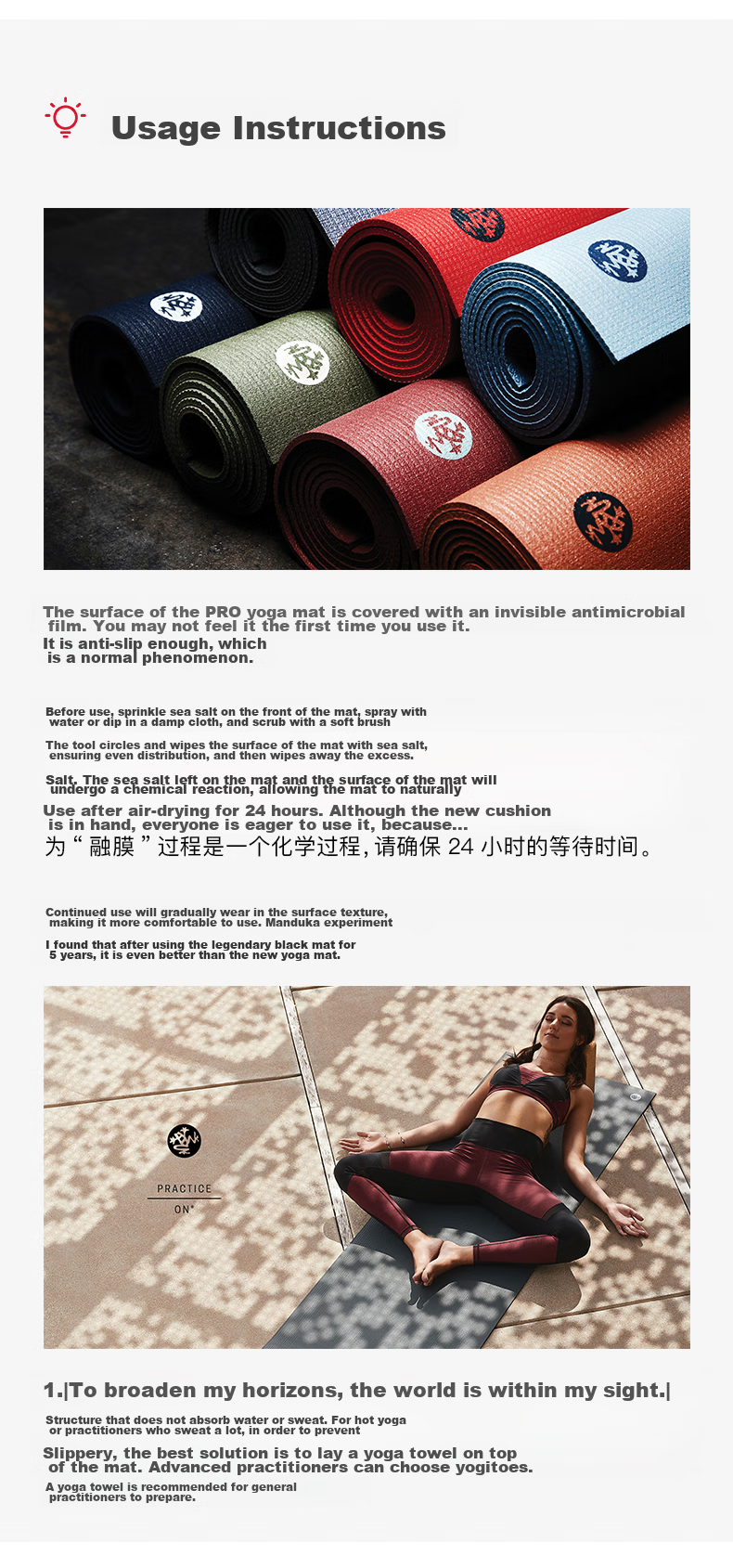 MANDUKA Frog Mat PROlite Legend Series Professional Yoga Mat Non-Slip Mat Thickened Fitness Essential 4.7mm 15