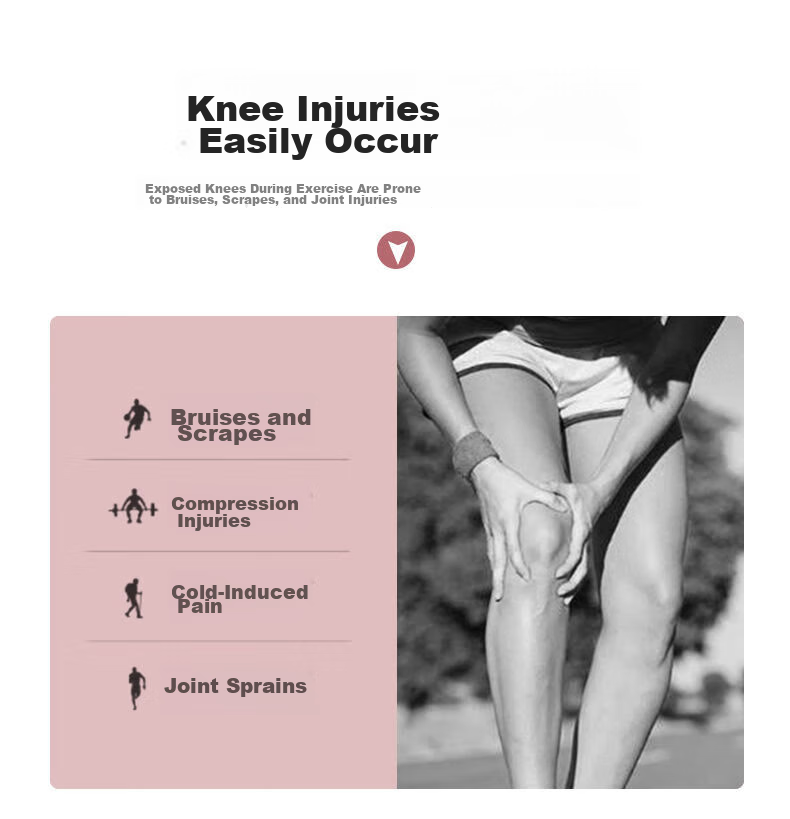 NAILEKESI N Professional Knee Brace for Women, Sports-Specific Warmth, Badminton Running Knee Joint Protector, Breathable Warm Arthritis Support 2
