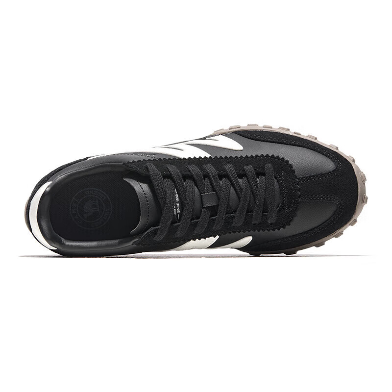 CAMEL Men's Low-Top Shoes with Thin Soles, Retro Casual Sports Training Shoes X14B09L7607 Black Size 38