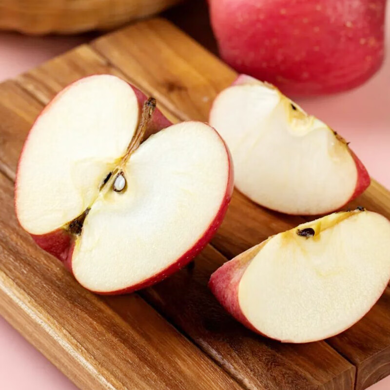 京鲜生 烟台红富士苹果 净重5.2斤/12粒 单果190-240g 生鲜水果