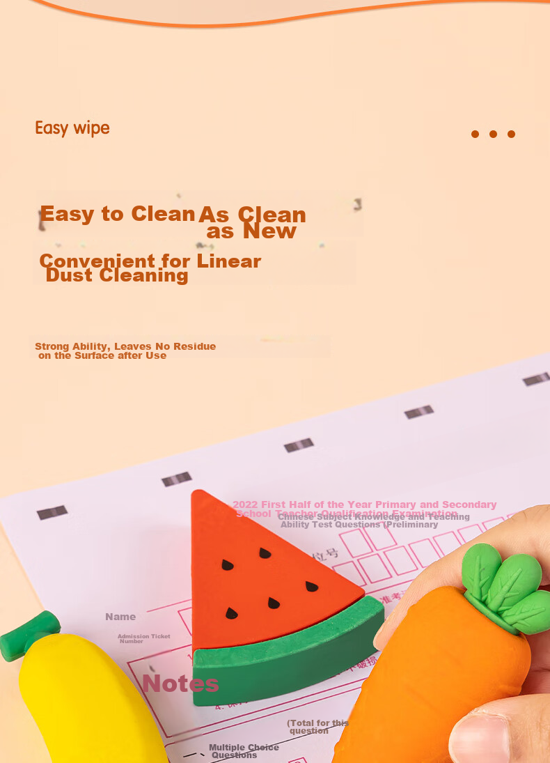Deli Classic Roller Eraser, Dust-Gathering And Easy to Erase, for Students' Exams, Art Drawing, Sketching, Back-To Stationery, Random Color, Single Piece 8