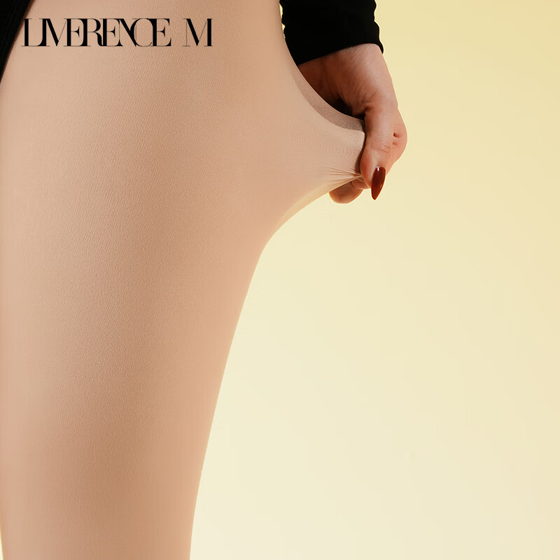 Limerence M Milk Toast Autumn Winter Thick Warm Tights Leggings 180g Natural Skin F