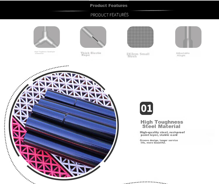 Amusi Badminton Net Stand, Portable Tennis Net Stand, 5.1 Meters Standard Type, Adjustable Height, Free Net Included 3