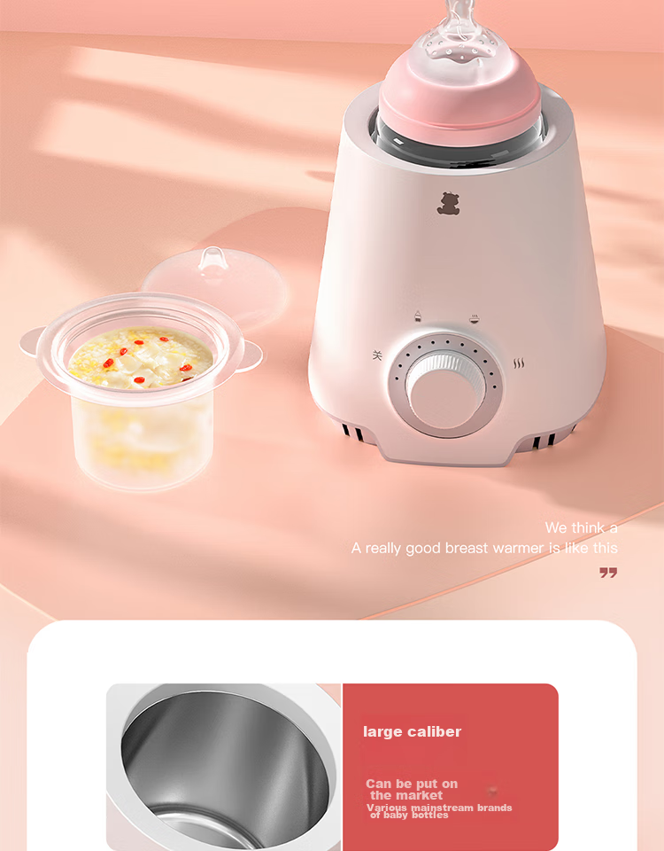 Little White Bear Milk Warmer Portable Breast Milk Heater Defrost and Heating All-in-One Machine-5075 5