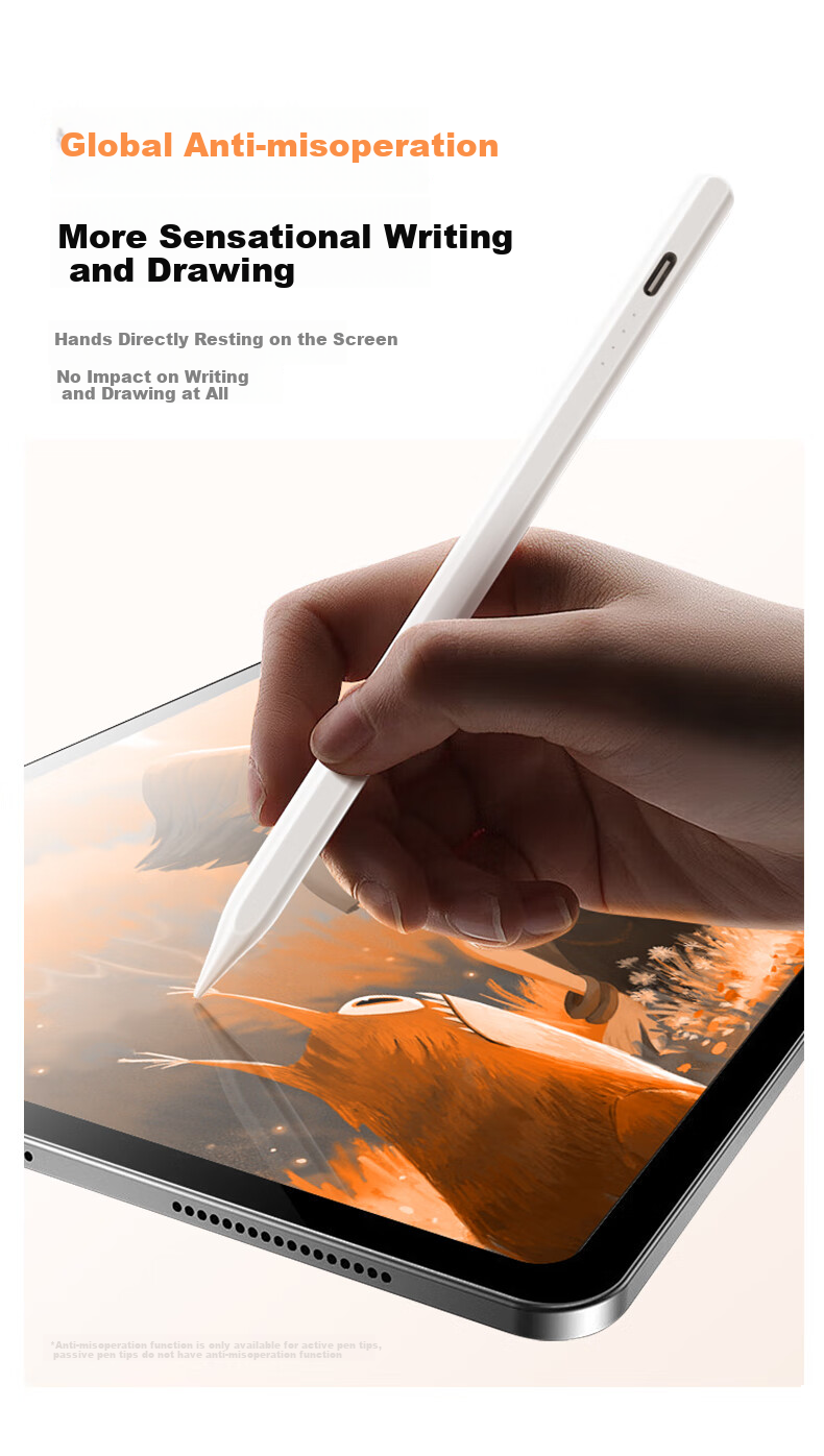 BIAZE IPad Stylus Second Generation Compatible with IPad11/Pro/Air/Mini Apple Tablets Universal 2026 Strong Magnetic Attachment Alternative to Apple Pencil Pro 5