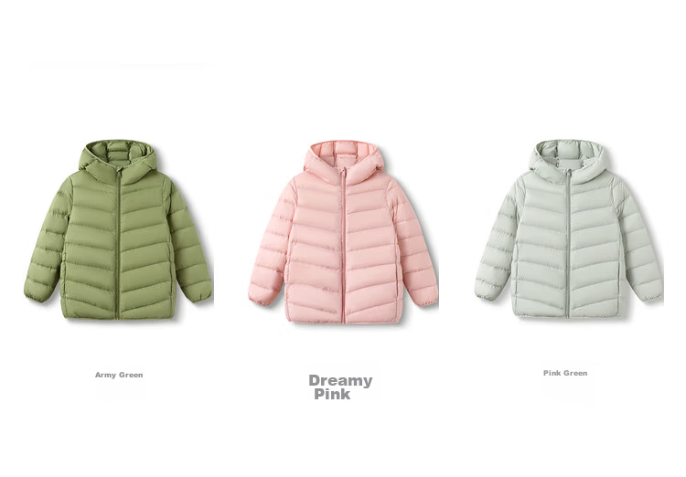 BALABALA Children's down Jacket Winter Coat for Boys And Girls, Baby Short Lightweight Outerwear, Parent-Child Matching Outfit, Fashionable 17