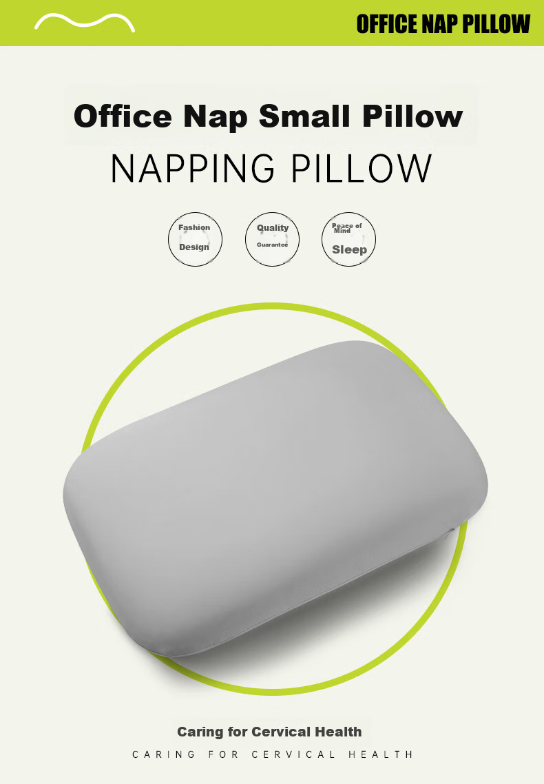 J.Sir Nap Pillow, Small Pillow, Hugging Pillow, Office Nap Aid, Backrest, Portable Travel Car Pillow, Student Prone Sleeping Pillow 1