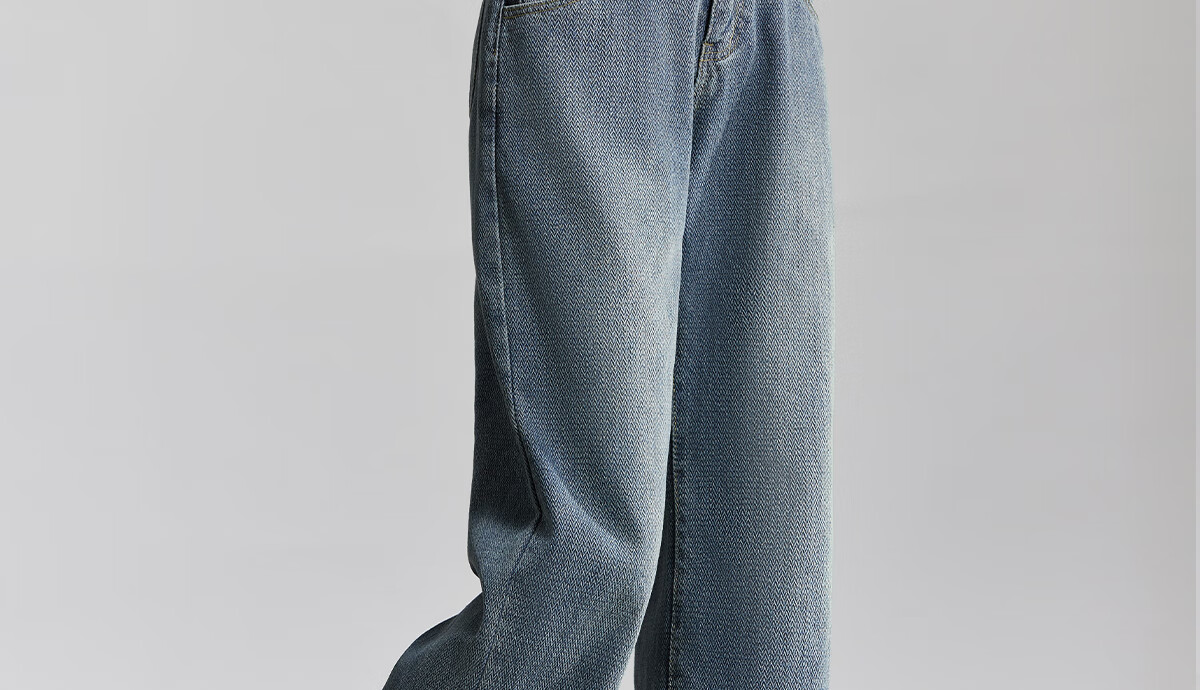 PinCai High-Waisted Jeans for Women, Loose Wide-Leg Pants, Slimming Floor-Length Straight Trousers, Fashionable Versatile Long Pants P13QN1907 9