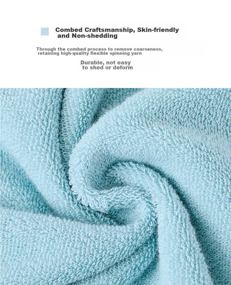 Grace AAA-Grade Antibacterial Bath Towel, Pure Cotton, for Men And Women, Quick-Drying Absorbent Sports Towel, Combed Cotton Wrap Towel 9