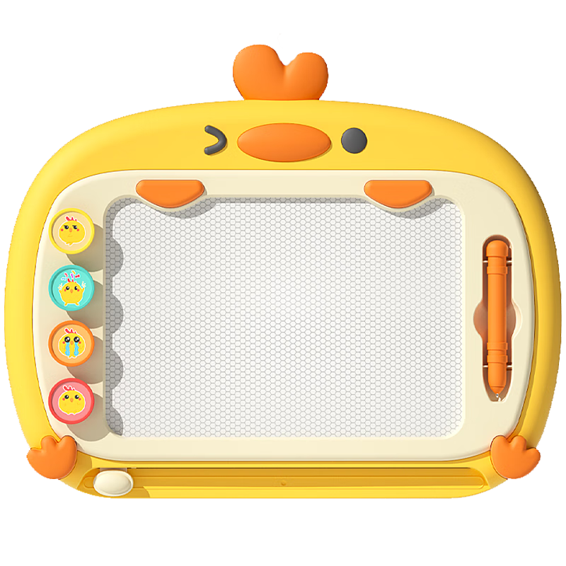 Dimoarch Erasable Magnetic Drawing Board for Children's DIY Painting And Writing, Colorful Chalkboard for Boys And Girls, Drawing Board for Ages 1-2 Little Chick Board