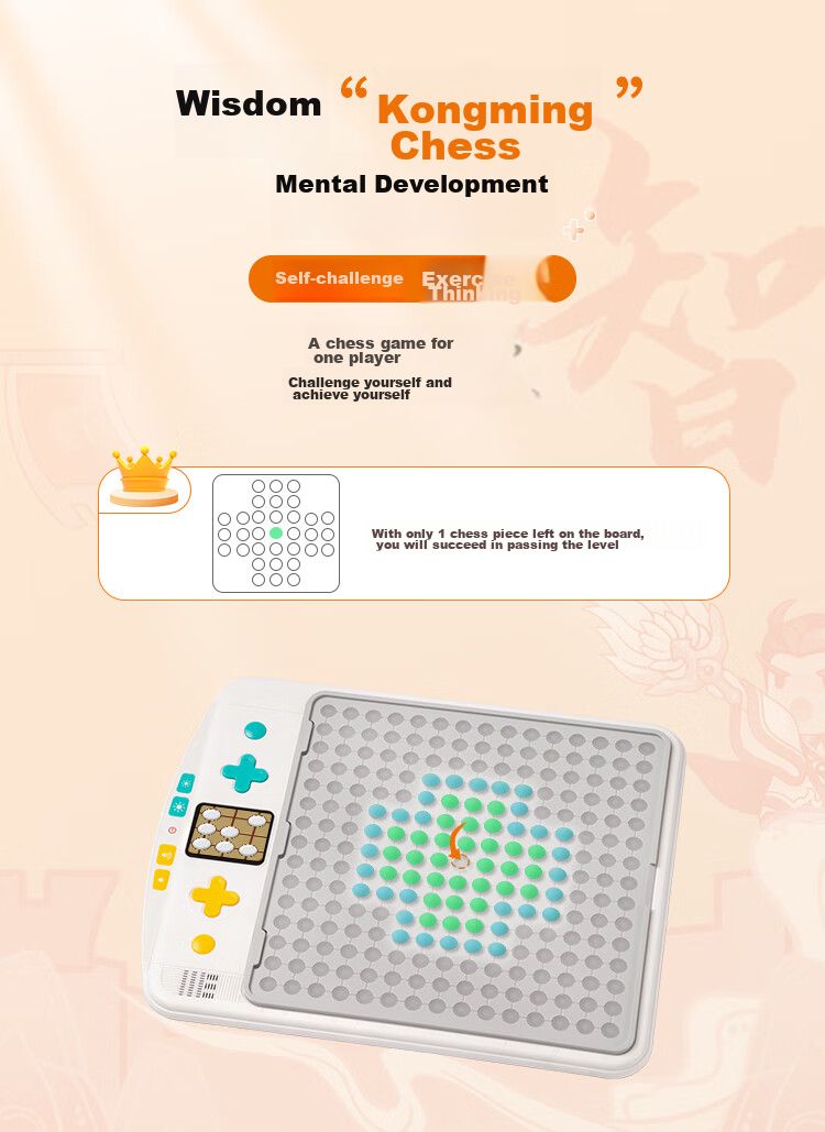 Chaoqidashi Multi-Functional 31+ N AI Intelligent Board Game Set Including Gomoku, Go, Ludo for Boys And Girls Birthday Gift Educational Toy 7