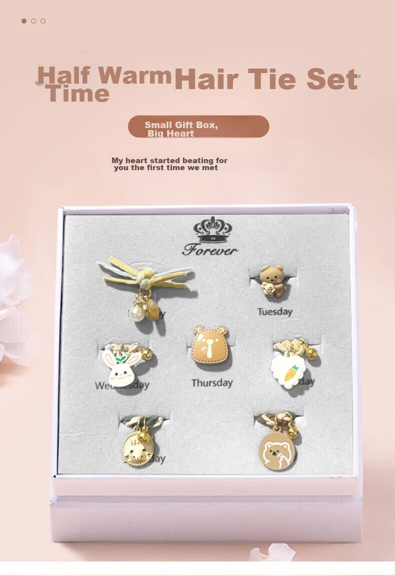 Gunai Hair Ties, Scrunchies, Ponytail Holders for Women, High Ponytail Accessories, Birthday Gifts for Girls, Elegant And Stylish 1