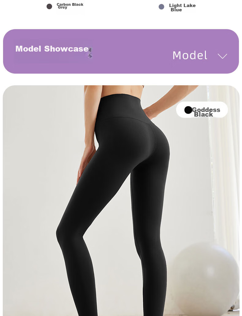 XUEXIMAN High-Waisted Yoga Pants for Women with Butt-Lifting Effect, Running Sports Leggings, Base Layer Fitness Yoga Wear for Summer 14