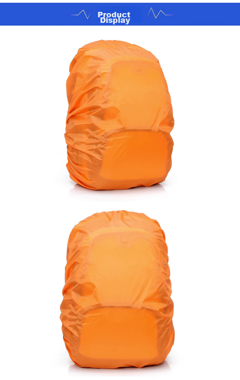 Earlymen 35L Silver Rain Cover, Photography Backpack Rain Cover Waterproof Cover for Primary And Secondary School Students' Backpacks, Waterproof Rainproof Dustproof Cover/bag, Backpack Rain Cover 6