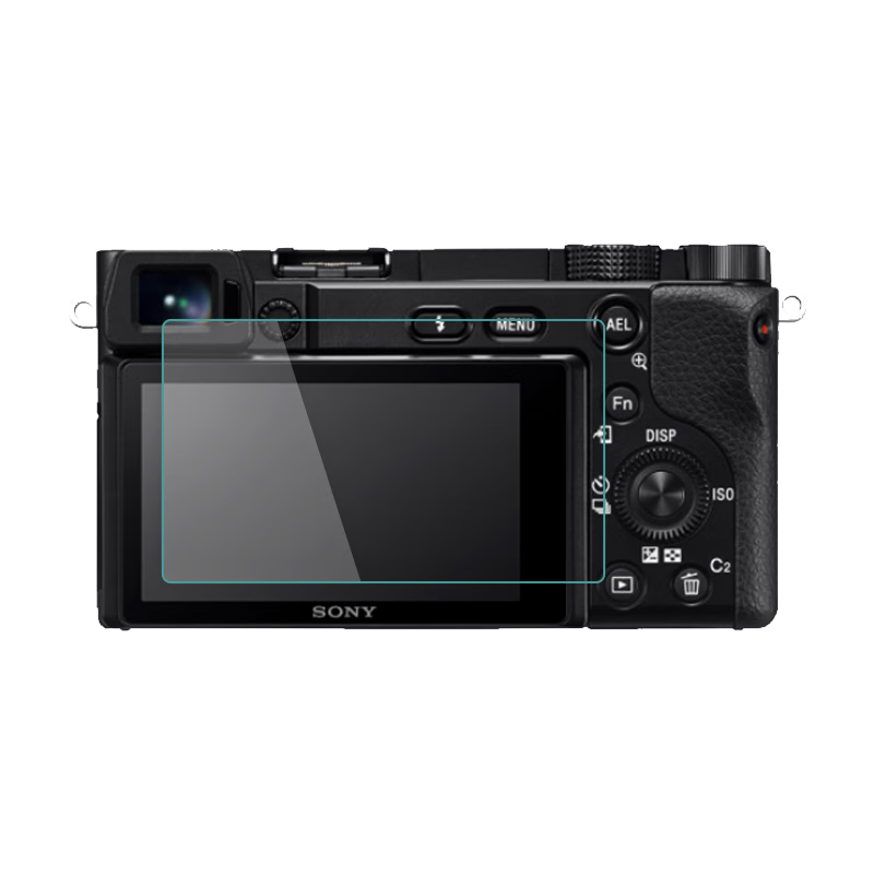 Earlymen Dual-Pack Tempered Glass Screen Protector for Sony Mirrorless A6700L/A6700 Kit, Compatible with 1650/18135, Camera Screen Protection Film, Mirrorless Accessory