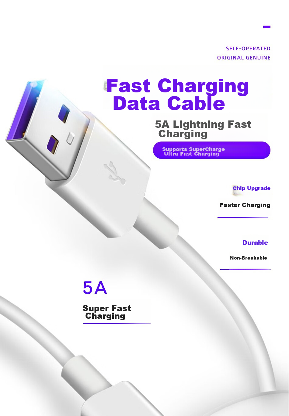 DiYiGongFang, Suitable for Huawei Fast Charging Kit, Data Cable Type-C/USB Cable, Compatible with Apple 15/16 Tablets IPad/XS, Huawei 40W Fast Charging Head + 2-Meter Cable (5A) 1
