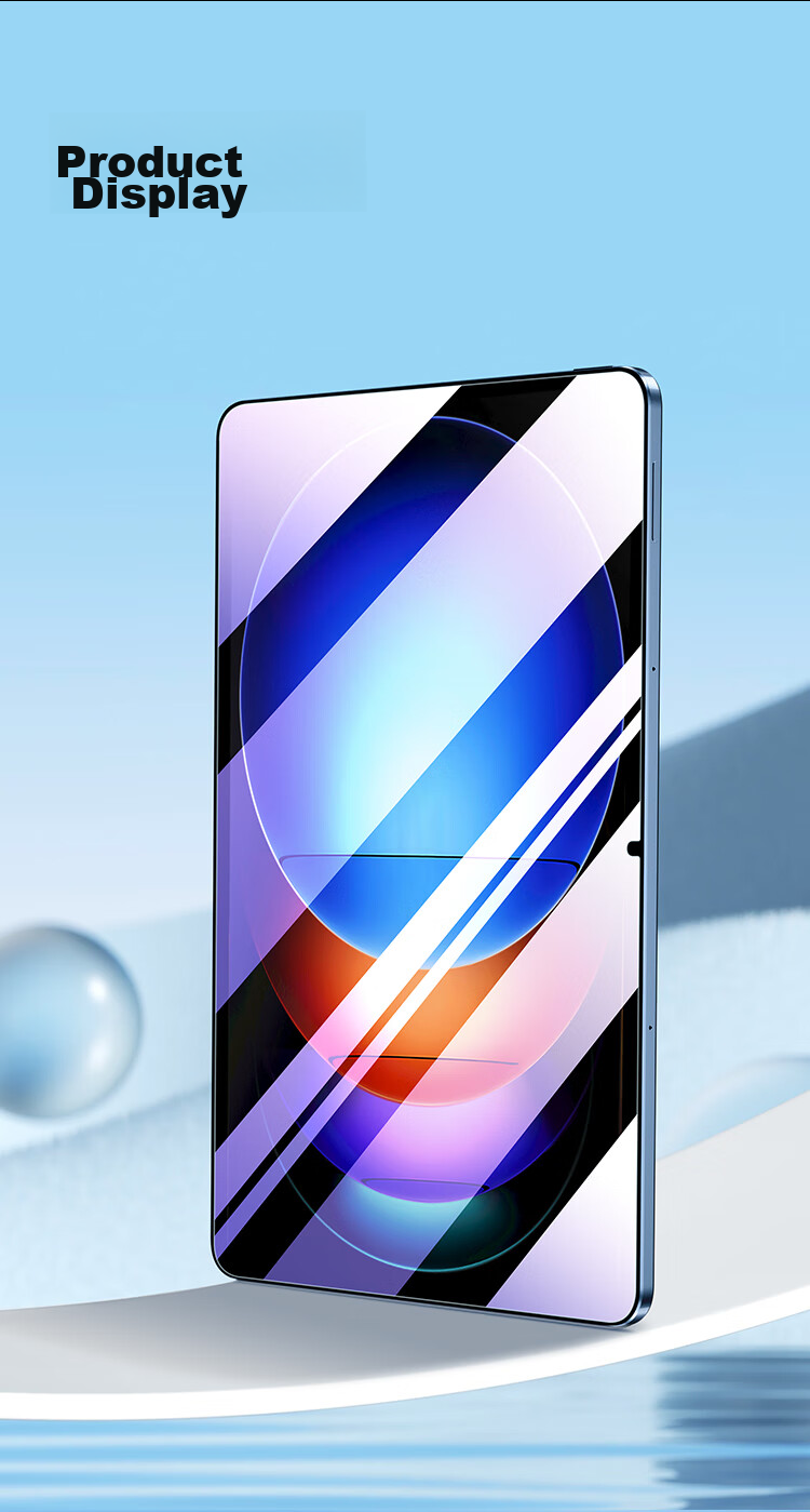 BIAZE Anti-Blue Light Tempered Glass Screen Protector for Xiaomi Pad 7S Pro/6S Pro/9Pro, Compatible with 12.4/12.5 Inch Xiaomi Tablets, PM224-Blue Light 11