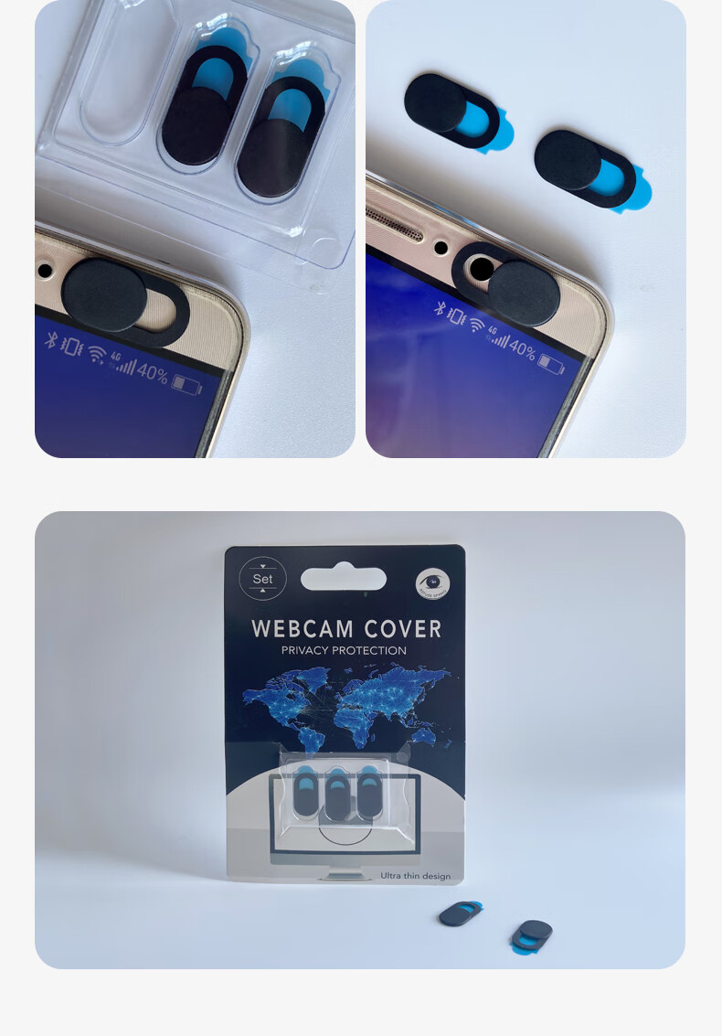 Masentek Camera Privacy Cover, Phone Laptop MacBook Tablet Front Camera Anti-Peeping Protective Sticker, Suitable for Huawei Apple HP Lenovo 21