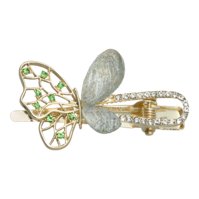 CHIMERA Delicate Small Hair Claw Butterfly Headpiece, Side Clip for Women, Bangs Clip, Hair Accessory, Mid-Autumn Festival Gift for Wome