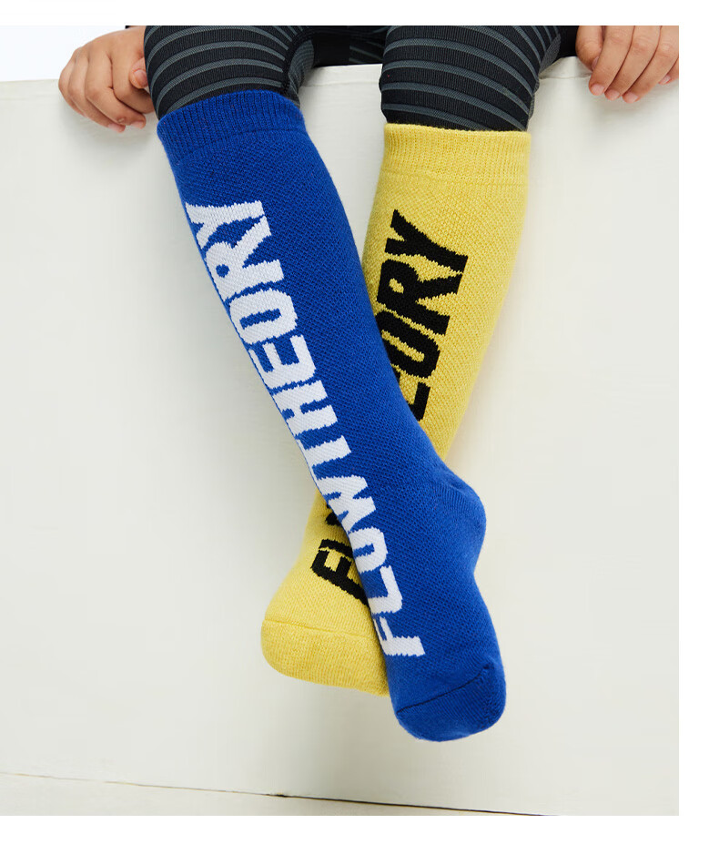 Flow Theory Kids Ski Socks Autumn Winter Outdoor Professional Thickened Cold Resistant Warm Quick-Dry High Tube Socks 1