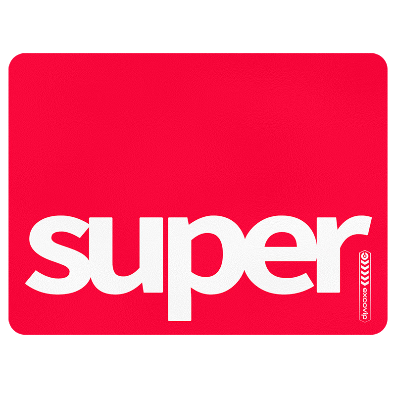 EXCO Glass Mouse Pad, E-Sports Gaming Professional SUPER Photovoltaic Mouse Pad, Hard Desk Mat for Computer Office Laptop, Medium to Large Size, 350*260mm, 0263