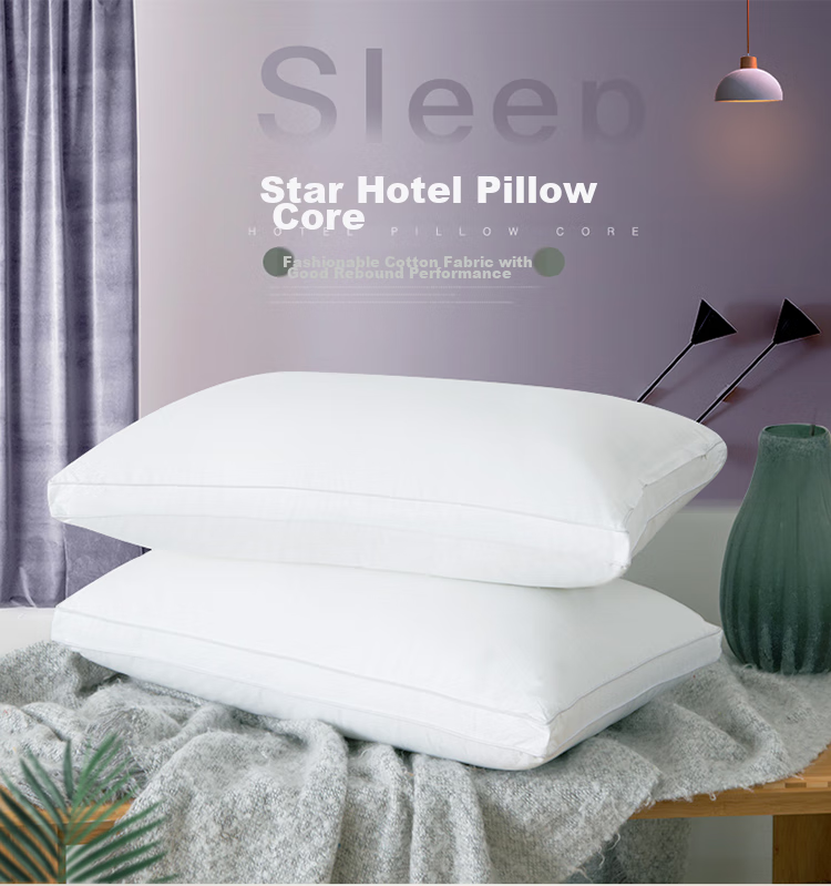 Hengyuanxiang All-Cotton Pillow, down Alternative, Washable Pillow Core, Summer Cervical Pillow, Hotel Sleep Soft Whole Head Single Pillow, 48*74cm 1
