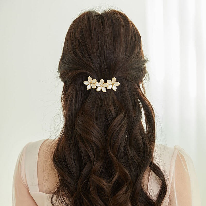 CHIMERA Cat's Eye Hair Clip for Women, High-End Barrette, Side Clip, Back of Head Clip, Mid-Autumn Festival Gift