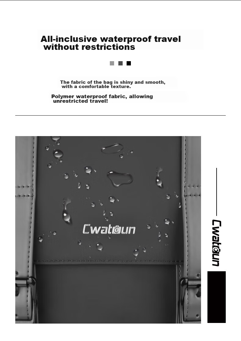 CWATCUN Camera Backpack, Casual Commuter Anti-Collision Photography Bag, Compatible with Fuji, Sony, Canon, Stylish Backpack Suitable for Men And Wome 4