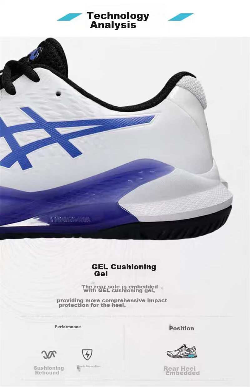 ASICS Men's Tennis Shoes GEL-CHALLENGER 15 1042A294-101 Size 36 5